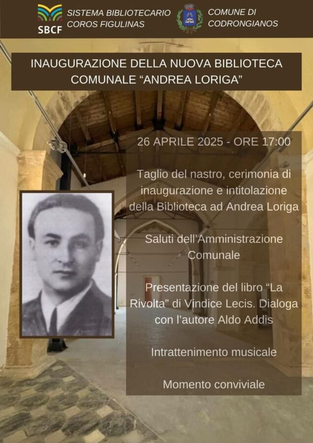 Codrongianos: inaugurazione nuova sede