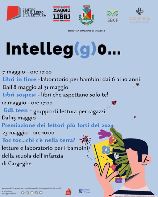 CARGEGHE: IL MAGGIO DEI LIBRI 2025