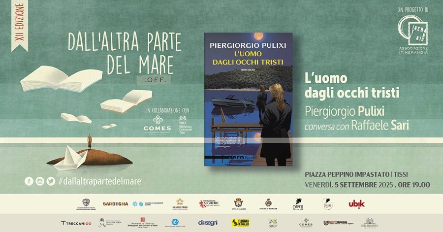 Tissi: Piergiorgio Pulixi presenta “L’uomo dagli occhi tristi”